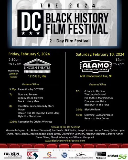 Selections announced for the 2024 Black History Film Festival. Please